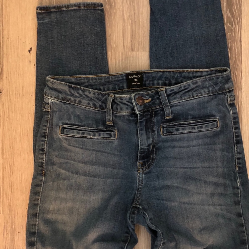 Just black womens jeans size 28